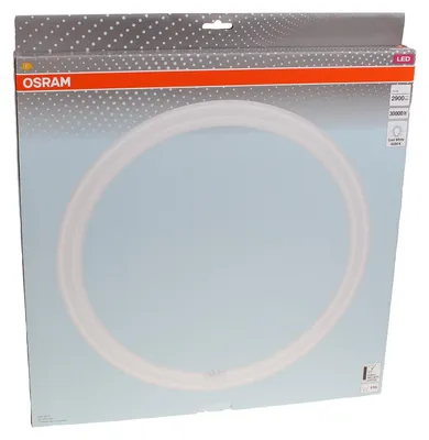 Image de OSRAM LED TUBE T9C EM 40, tube LED circulaire, 24W, 2900lm, 4000K, lumière blanche froide, alternative LED aux lampes fluorescentes T9 classiques, longue durée de vie, faible consommation d'énergie