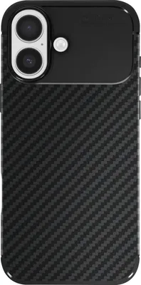 Immagine prodotto di Enviro, custodia iPhone 17 in silicone morbido carbonio texture opaca, nero