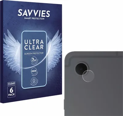 Produktbild von 6x Für Samsung Galaxy Tab S10 Lite 5G (NUR Kameraschutz) Schutzfolie Savvies Displayschutz Display Schutz Folie Klar Transparent