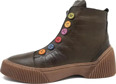 Produktbild von Gemini Damenschuhe Stiefeletten Reißverschluss Grün Freizeit, Schuhgröße:38 EU