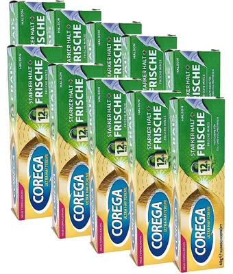 Produktbild von 10x Corega Ultra Haftcreme frisch 10x 40g