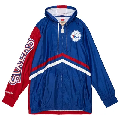 Zdjęcie produktu dla Kurtka wiatrówka Mitchell & Ness - Philadelphia 76ers - XL