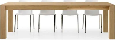 Immagine prodotto di Milani Home - tavolo da pranzo allungabile 160-210-260 x 90 cm, rovere chiaro, legno