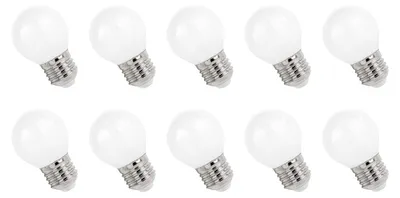 Produktbild von Spectrum E27 LED Lampe 4W 400lm 2700K Warmweiß 230V 10 Stück