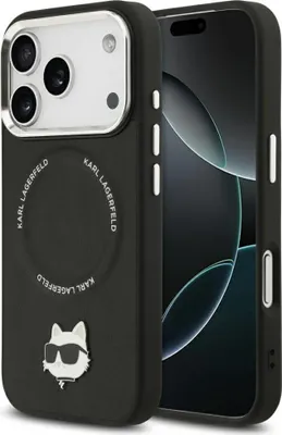 Zdjęcie produktu dla Etui Do Iphone 17 Pro Max Do Magsafe Karl Lagerfeld Oryginalne Czarne Modne