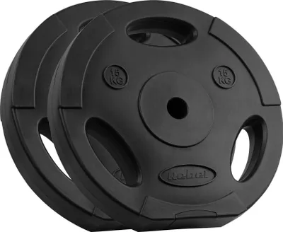 Immagine prodotto di Set di carico per bitume 2x15kg 30kg foro 31mm piastra maniglie REBEL
