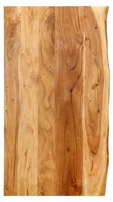 Produktbild von Waschtischplatte aus Akazienholz für Badezimmer 100x52x2,5 cm