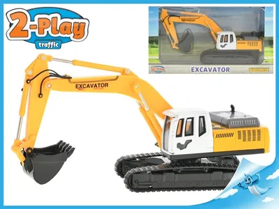 Zdjęcie produktu dla Koparka 22 cm metalowa wolnobieżna 2-Play