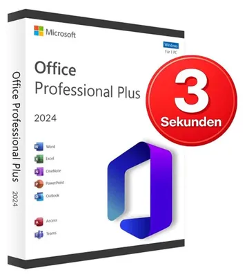 Produktbild von Microsoft Office 2024 Professional Plus, descarga, 1 PC, licencia perpetua