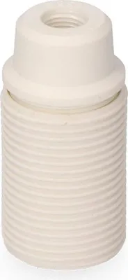 Imagen del producto de Enchufe E14 blanco, modelo "Solera", homologado, roscado, E14 - Solera
