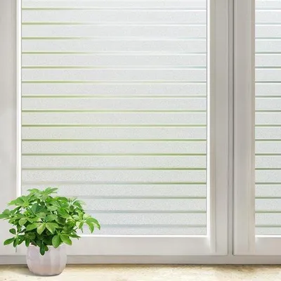 Zdjęcie produktu dla Folia okienna samoprzylepna 90x200 cm - matowa folia antyrefleksyjna - zapewnia prywatność w oknach - idealna do łazienek