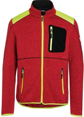 Produktbild von Kübler  FOREST Strickjacke LIGHT rot/warngelb 1550 6335-5634-M