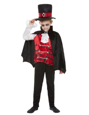 Obrázok produktu pre Smiffy's Kostým Upíra Dracula Halloween pre chlapcov