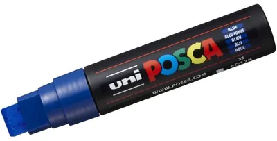 Produktbild von POSCA uni PC-17K, 1 Stück(e), Blau, Meißel, Schwarz, Blau, 1,5 cm, Tinte auf Wasserbasis