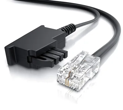 Produktbild von CSL - Internet Kabel Routerkabel - TAE-F Stecker auf RJ45 Stecker - 10m - Intern