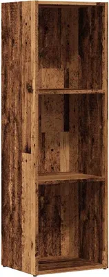 Image de vidaXL Bibliothèque imitation vieux bois 36x30x114 cm Bois composite