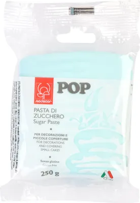 Zdjęcie produktu dla Pasta cukrowa Pop Blue Confetto 250g Zuckerpaste - Modecor