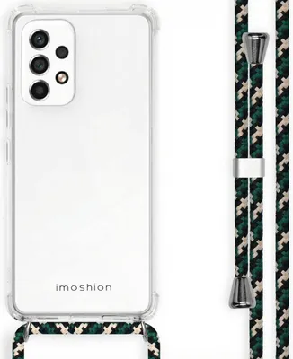 Image de imoshion Coque arrière transparente avec cordon pour Samsung Galaxy A53 - Vert multicolore