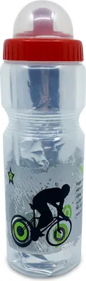 Produktbild von Fahrrad Trinkflasche Kunststoff 400ml - Thermosflasche fürs Fahrrad Rot