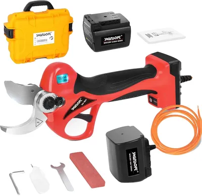 Immagine prodotto di Tagliasiepi elettrici, motore brushless, sistema a doppia batteria, tagliasiepi, due batterie