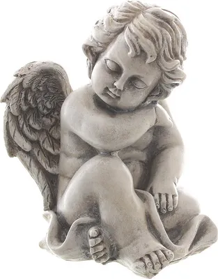 Produktbild von Dragimex Engel sitzend 11,5 x 10 x 13,5 cm