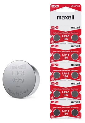 Produktbild von Maxell 11716900, Einwegbatterie, 1,5 V, 4,2 mm, 1,16 cm, 1,4 g, Sichtverpackung