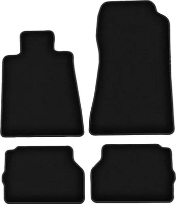 Immagine prodotto di Tappetini in velluto per Mercedes C140 / W140 (1992-1999, coupé) neri, set 4 pz, con fissaggi