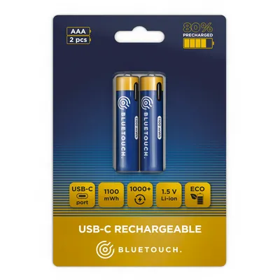 Zdjęcie produktu dla Akumulator BLUETOUCH USB-C AAA
