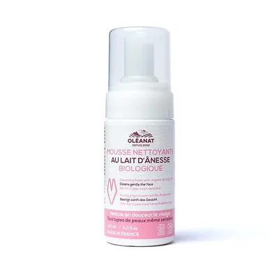 Produktbild von Oléanat Gesichtsreinigungsschaum mit Bio-Eselsmilch – 100 ml