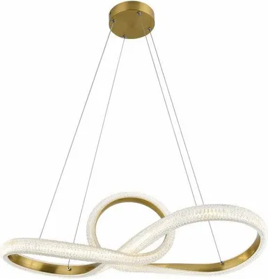 Zdjęcie produktu dla Lampa wisząca LED Anchorage złota 40W Neutralna biel 3200lm metal wym:120x76x28cm IP20 Reality