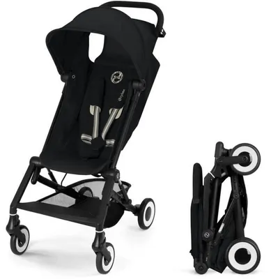 Image de Poussette ultra-compacte CYBEX Agis - 5 à 22 kg (6 mois à 4 ans) - Poussette légère de 6,3 kg - Compatible avec les bagages avion - Noir magique