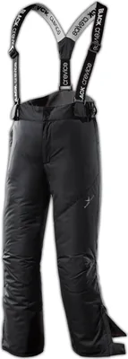 Produktbild von BLACK CREVICE - Kinder Ski- & Schneehose - wasserdicht - Thermowattierung | Schwarz | Größe: 176