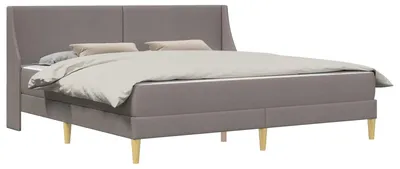 Produktbild von Bettgestell mit Matratze mit Kopfteil Polyester