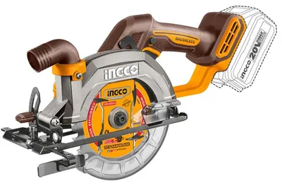 Image de Scie circulaire sans fil sur batterie 140 MM 20V P20S - INGCO - CSLI1402