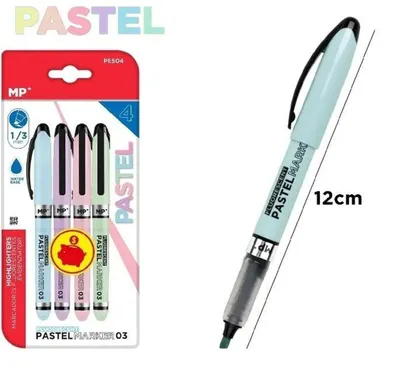 Image de Marqueurs pastel 1,0/3,0 mm, 4 couleurs