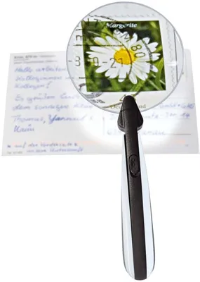Produktbild von WEDO Lupe rund mit LED rahmenlos
