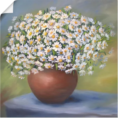 Produktbild von ARTland Poster Margeriten Größe: 70x70 cm