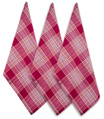 Zdjęcie produktu dla HOME ELEMENTS Zestaw 3 ściereczek do naczyń 50*70 cm, zimowa kratka
