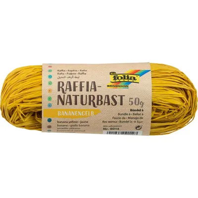Immagine prodotto di folia Raffia-Naturbast, 50 g, bananengelb
