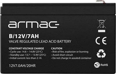 Zdjęcie produktu dla Akumulator Armac Vrla Agm 12V/7Ah Uniwersalny