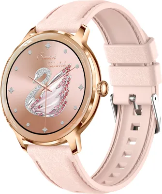Produktbild von INF Smartwatch mit Puls-, Blutdruck- und Blutsauerstoffmessgerät Roségold