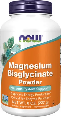 Immagine prodotto di Magnesio bisglicinato 250 mg 277g polvere Now Foods