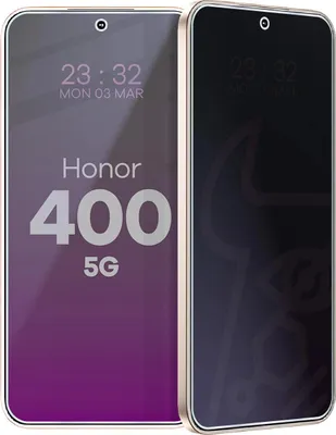 Produktbild von Hybridglas mit Privatschutzfilter für Honor 400 5G, Bizon Glass Mule Shadow, Matt