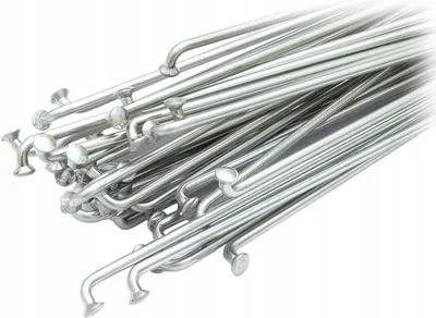 Produktbild von SLE Spokes Fahrradspeichen Silber 268mm 100 Stück 2.0 mm Stahl
