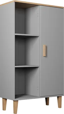 Produktbild von Bücherregal Denver , Grau, 120cm