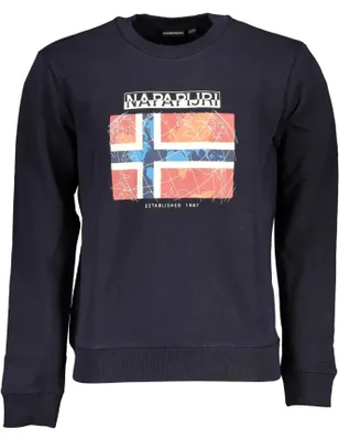 Produktbild von Napapijri Blaues Sweatshirt Für Herren Mit Reissverschluss