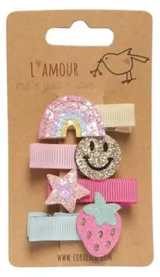 Image de Barrettes à paillettes - Coralico