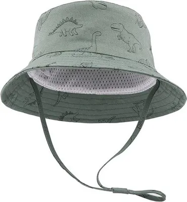 Immagine prodotto di Cappellino da sole per bambini - Cappellino a secchiello in cotone con protezione UV - Cappellino estivo per bambini (52 cm)