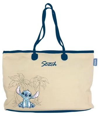 Obrázok produktu pre Taška cez rameno, cestovná taška alebo nákupná taška s motívom Disney Stitch, vyrobená z bavlny