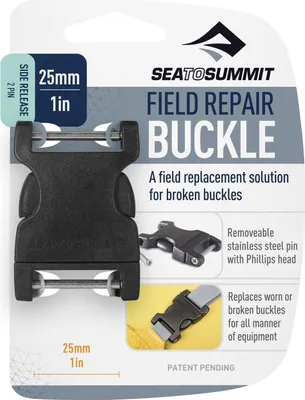 Immagine prodotto di Sea to Summit FIELD REPEAR BUCKLE 25mm side rele schwarz Taglia unica